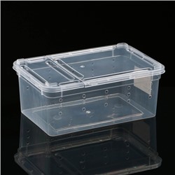 Переноска - отсадник для рептилий, 19×12.5×7.5 см