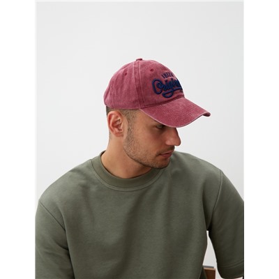 Кепка мужская MINAKU Ibiza, размер 56-58, малиновая