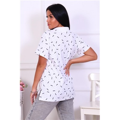 Футболка поло 6753 (Белый)