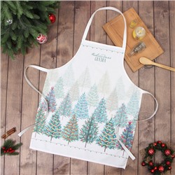 Фартук новогодний «Этель» «Сказочный лес» 60×70 см, 100% хлопок, саржа 190 г/м²