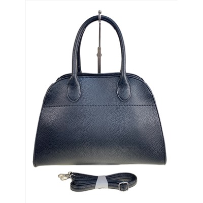 Женская сумка из натуральной кожи, цвет  черный