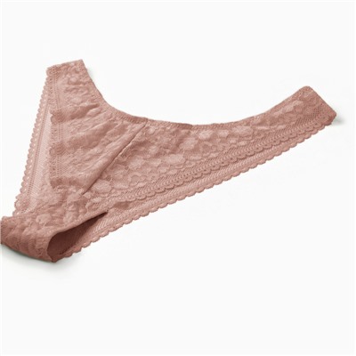 Трусы женские слипы кружевные Mark Formelle, розовые, размер 48 (L)