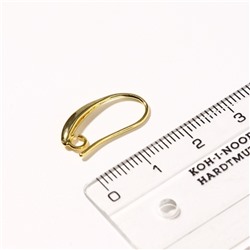 Швензы для сережек-крючки СМ-1111-1, (набор 5 пар), цвет золото