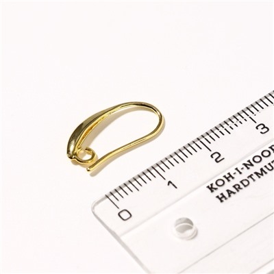 Швензы для сережек-крючки СМ-1111-1, (набор 5 пар), цвет золото