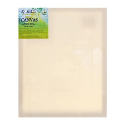 Холст на подрамнике, хлопок 100%, 60×50×2 см, акриловый грунт, мелкозернистый, 280 г/м²