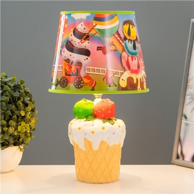 Настольная лампа «Пирожное» Е14 40 Вт МИКС 20×20×32.5 см RISALUX
