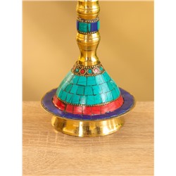 Подставка под благовония «Павлин», 11×11×29.5 см, латунь