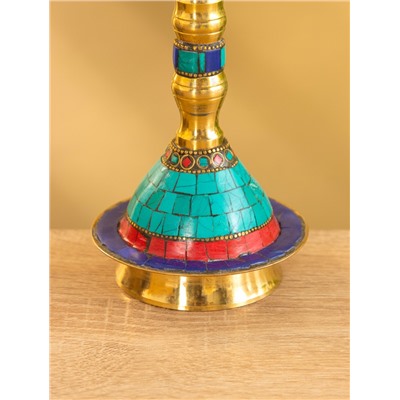 Подставка под благовония «Павлин», 11×11×29.5 см, латунь