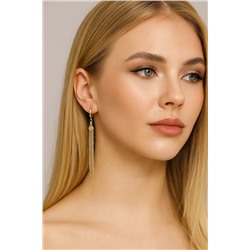 Серьги висячие, коллекция "Xuping" покрытие позолота, арт.101.288