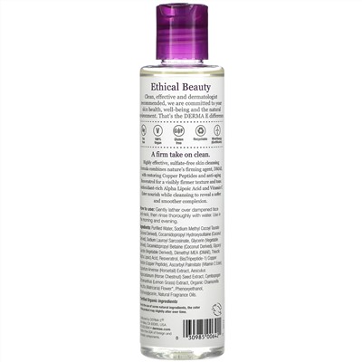 Derma E, Skin Firming Antioxidant Cleanser, 6 fl oz (175 ml)