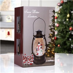 Светодиодная фигура «Дед Мороз с подарками» 14×23.5×11 см, пластик, батарейки ААх3 (не в комплекте), USB, свечение тёплое белое