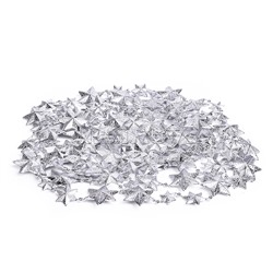 Бусы новогодние "Серебряные звёзды" (4м)