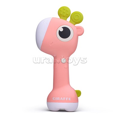 Погремушка-грызунок "Жирафик" в коробке