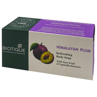 Biotique Himalayan Plum Refreshing Soap / Биотик Гималайская Слива Мыло 150 г