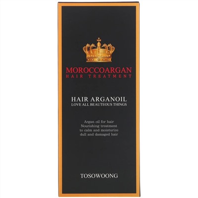 Tosowoong, Morocco Argan Hair Oil, 100 ml