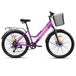 Велосипед 26" Rocket lady Steel 26, цвет лиловый, размер 17"