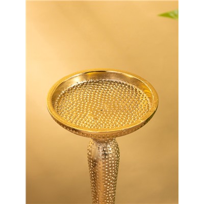 Подсвечник «Звездная пыль», 10×10×23 см, алюминий