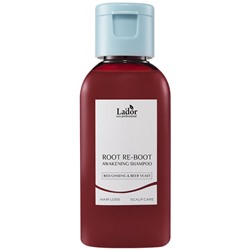 LADOR ROOT RE-BOOT Шампунь с женьшенем для роста волос Red Ginseng & Beer Yeast 50 мл