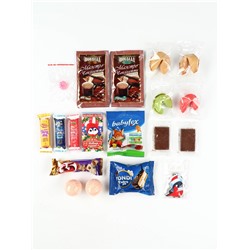 Адвент-календарь детский на 12 дней «Новый год», сладкий подарок, косметика, брелок