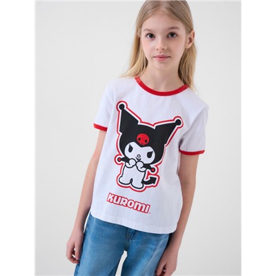 Фуфайка трикотажная для девочек (футболка)