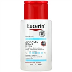 Eucerin, Advanced Repair Lotion, Fragrance Free, 3 fl oz (89 ml)