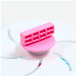 Колесо для грызунов тихое, 13.5 см, синее