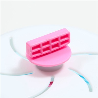 Колесо для грызунов тихое, 13.5 см, синее