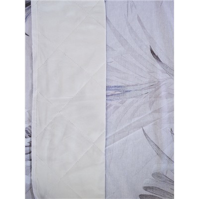 Постельное белье зима-лето из поплина с простыней на резинке - Ночная тишина