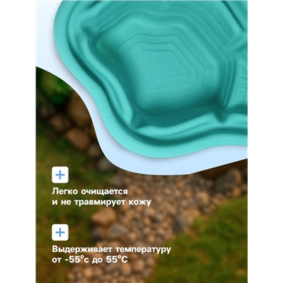 Пруд садовый пластиковый, 190 л, зелёный