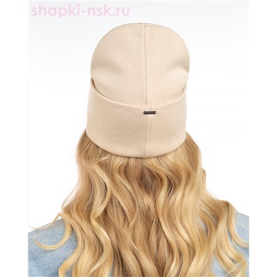 Спортика KHAKI-WHITE Колпак женский