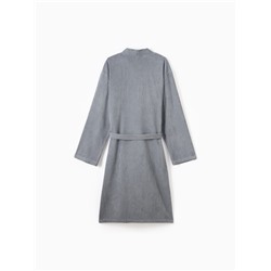 Халат мужской «Экономь и Я», размер 52-54, хлопок 100%, серый