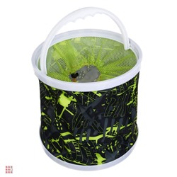 AZOR FISHING Ведро для рыбалки с сеткой, 11 л