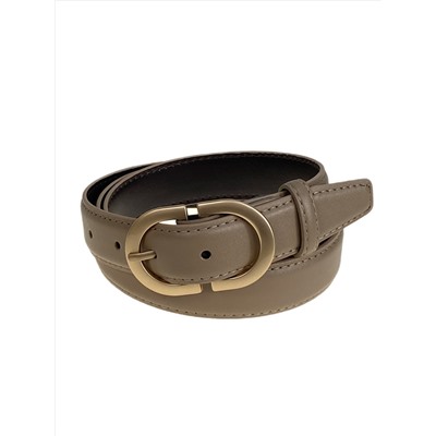 Ремень женский из искусственной кожи , цвет бежевый