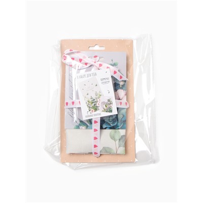 Набор Eucalyptus: полотенце 40×73 см, саржа 190 г/м², формочки для печенья