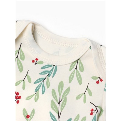 Боди Крошка Я Christmas, рост 68-74 см, молочное