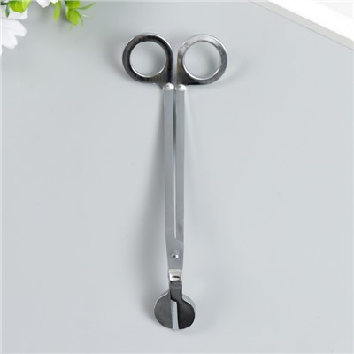 Ножницы для свечей нержавеющая сталь серебристые 6×17 см