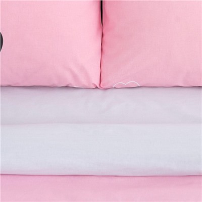Постельное бельё 2-спальное «Этель» Pink heart, поплин
