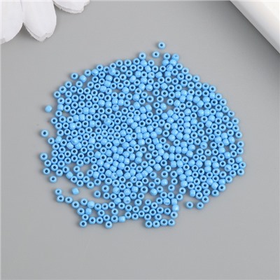 Бисер стекло 12/0 «Голубой», ровный №671, 450 г