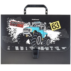 Портфель пластиковый Track Car, A4