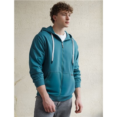 Худи из премиального футера на молнии