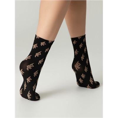 Полиамидные CONTE FANTASY Плотные носки с рисунками «Art»