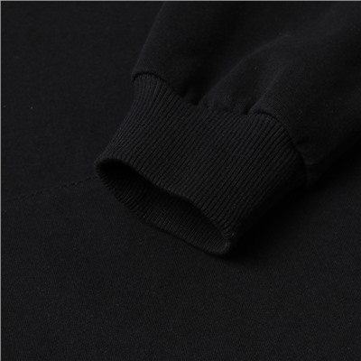 Костюм с начёсом женский (толстовка, брюки) Tusi, размер 50, чёрный