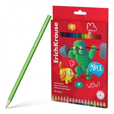 Карандаши 18цв Jolly Friends 61793 ErichKrause