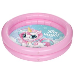Бассейн надувной «На волне: Единорог», 62×14 см