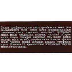 Шампунь твердый «Бизорюк» лечебный, бессульфатный, грязь Тамбуканского озера и масло какао, 30 г