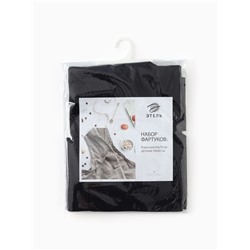 Набор фартуков «Этель» Family, мужской 60×70 см, детский 50×60 см, 100% лён