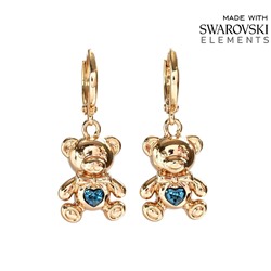 Серьги с кристаллами Swarovski