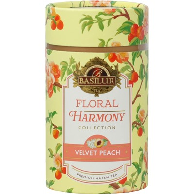 BASILUR. Floral Harmony. Бархатный персик 75 гр. карт.упаковка
