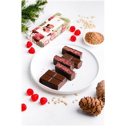 Шоколад Сибирский с Малиной и тестом катаифи / 200 г / ТМ Сибирский кедр