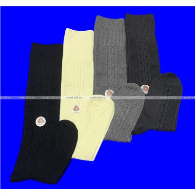 4 ПАРЫ - Deoiros гольфы женские из овечьей шерсти арт. 8020